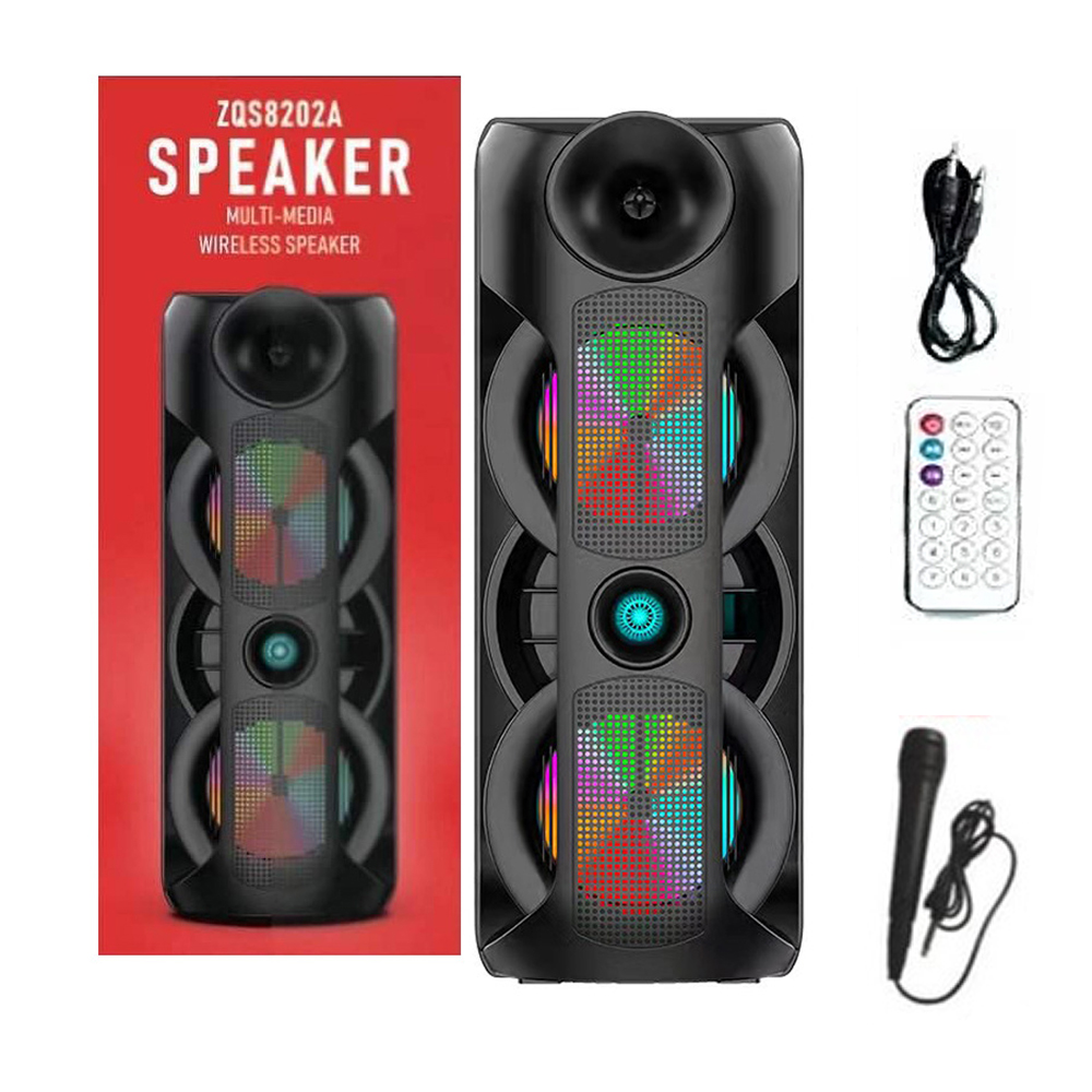 Sing-e Portable Wireless Speaker ZQS8202A with Mic and Remote